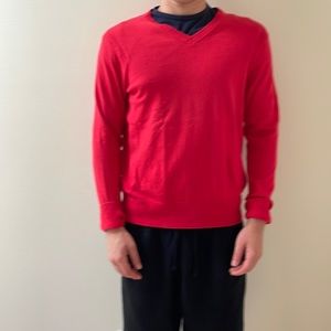Nautical red sweater. Gently used.